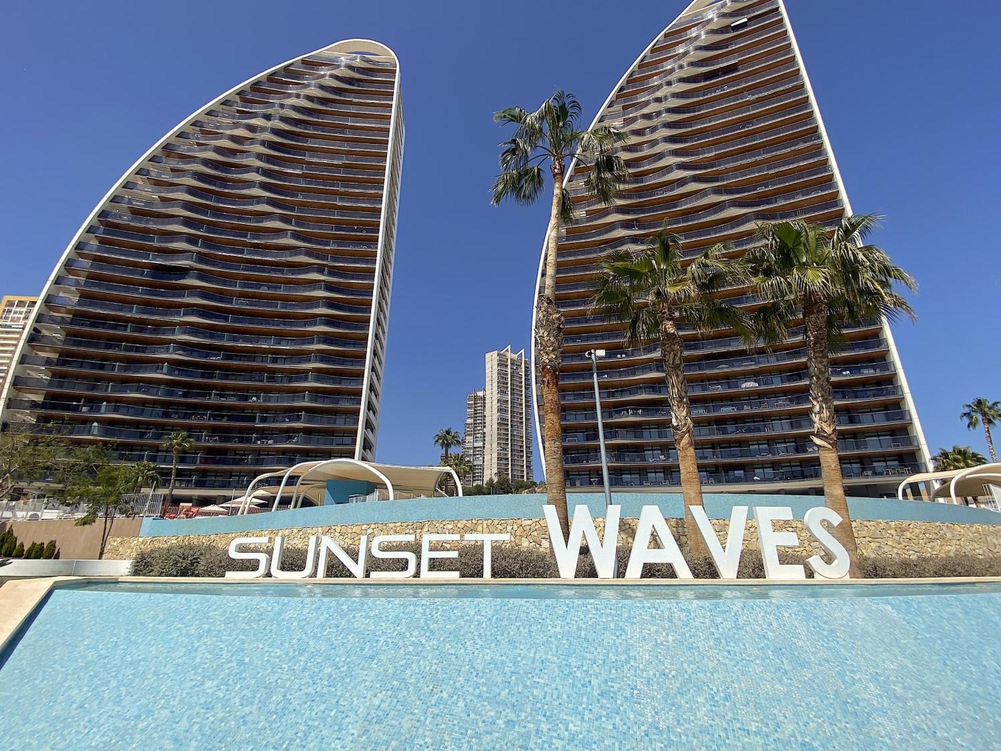 Lujoso Apartament Con Impresionantes Vistas Al Mar Benidorm Dış mekan fotoğraf